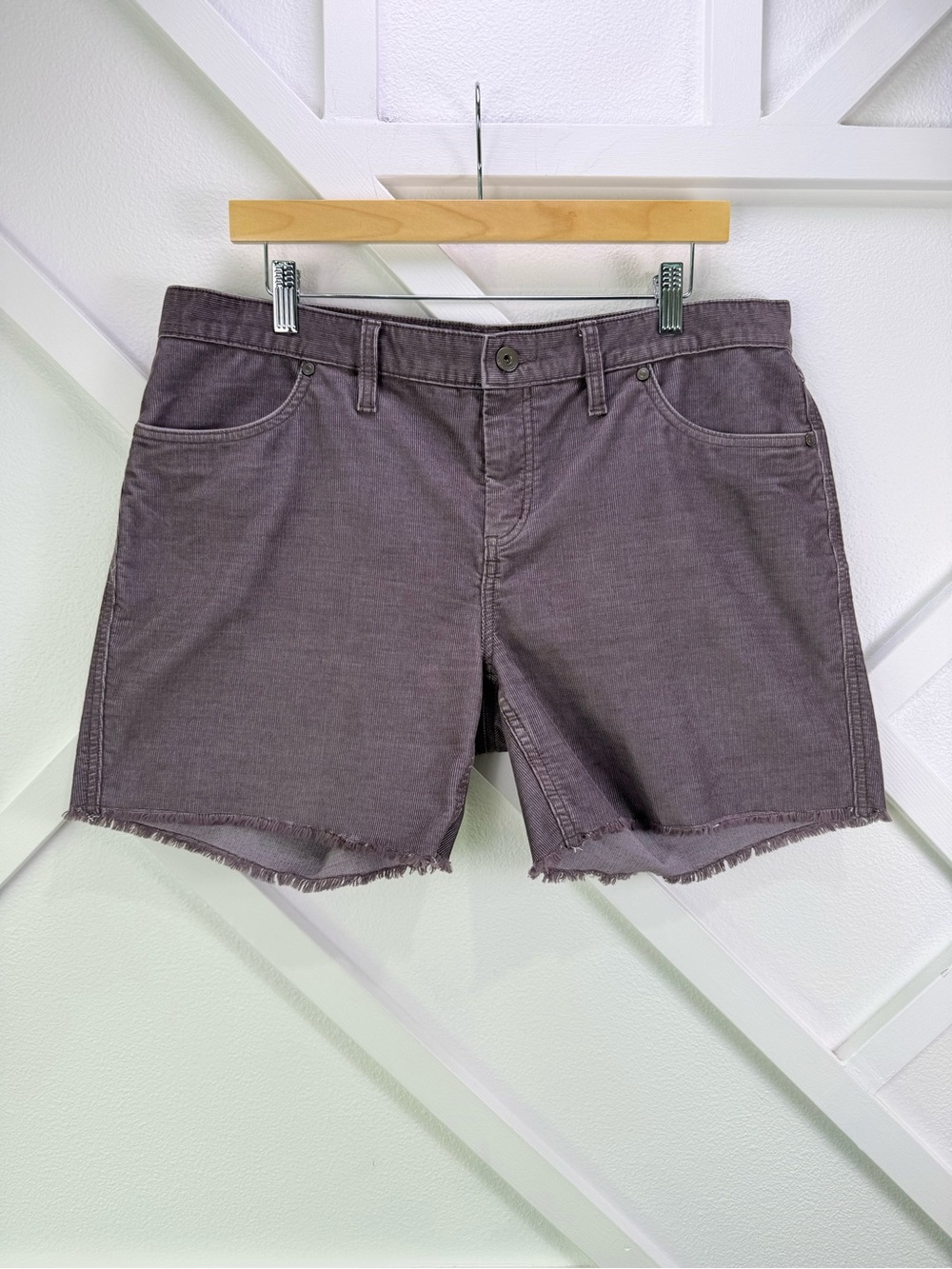 Carve Designs Oahu High Rise Corduroy 6" Short Brown Size 12